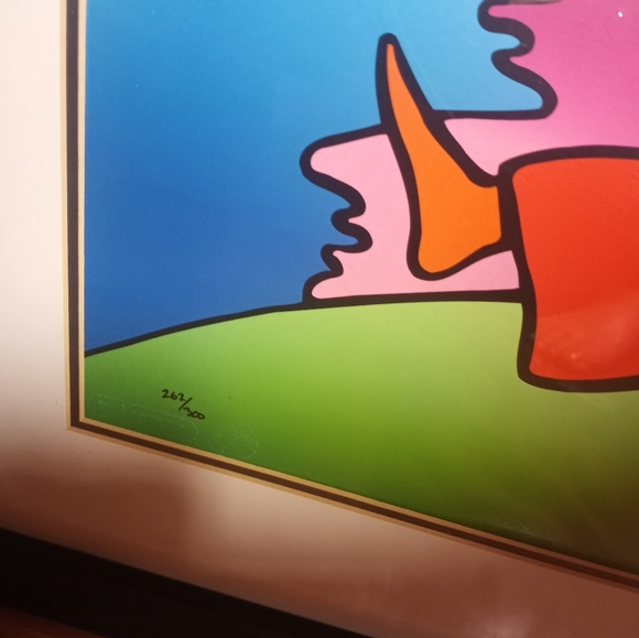 The Artist-one and only Peter Max presents " Cosmic Runner" - Picture 5 of 9